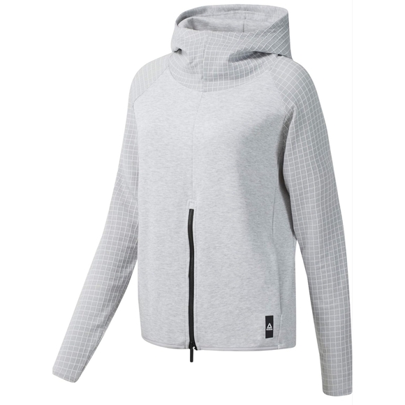 Reebok Women's TS Q4 Hoodie Sweatshirt In Size Large - Picture 4 of 12